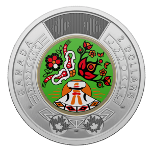 2023 Toonie - Indigenous Peoples Day - Coloured reverse